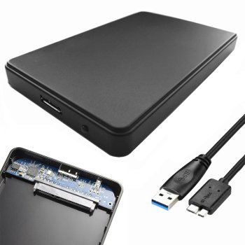 2.5" SATA HDD SSD USB 3.0 Enclosure Case | Cietā Diska Ārējais Korpuss