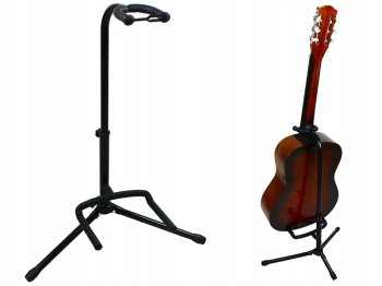 Vertikāls Universāls Ģitāras Tūrētājs Statīvs Tripods | Vertical Universal Guitar Holder Stand Tripod