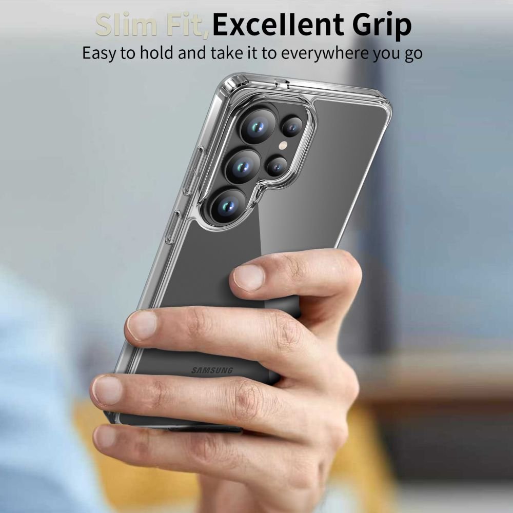 Samsung Galaxy S26 Ultra (SM-S948B/DS) Tech-Protect FlexAir Hybrid Cover Case, Transparent | Telefona Maciņš... (0)