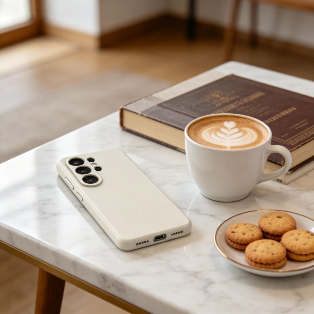 Samsung Galaxy S26 Ultra (SM-S948B/DS) Tech-Protect Silicone MagSafe Case Cover, Beige | Telefona Vāciņš Maciņš... (0)