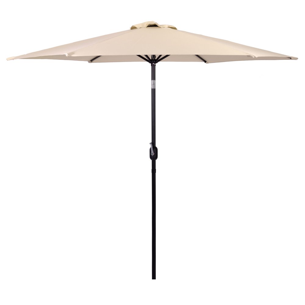 Noliecams dārza saulessargs ar kloķa mehānismu MultiGarden 270 cm, bēšs (0)