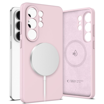 Samsung Galaxy S26 Ultra (SM-S948B/DS) Tech-Protect Silicone MagSafe Case Cover, Pink | Telefona Vāciņš Maciņš Apvalks Bamperis