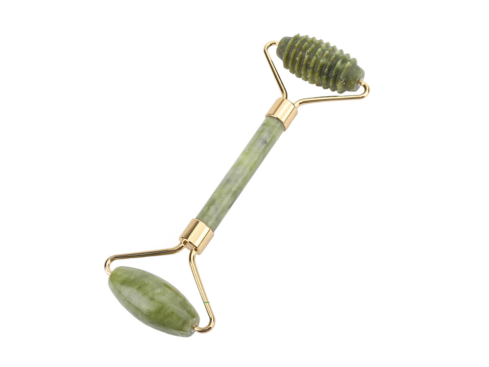 Nefrīta Sejas Masāžas Rullītis, Veltnis Ķermeņa Masāžai | Jade Roller Facial and Body Massager (0)