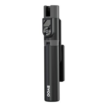 Bluetooth selfiju nūja BWOO BO-ZP14 ar pulti un statīvu, melna