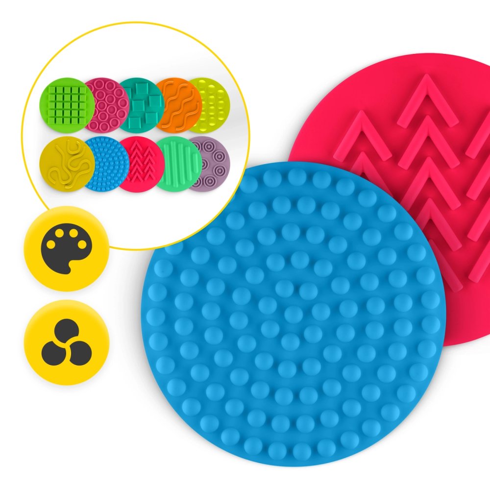 Sensorie diski bērniem 4FIZJO, 25 cm komplekts 10 gab. (0)