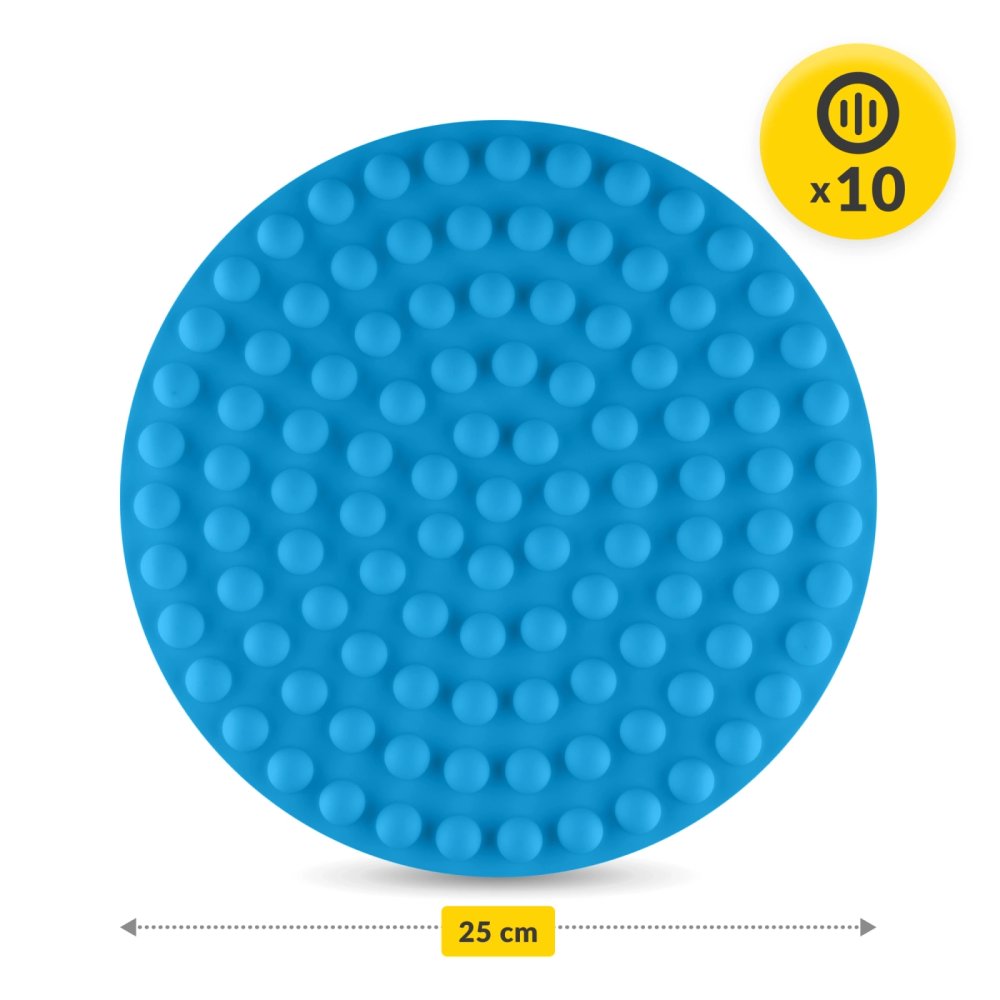 Sensorie diski bērniem 4FIZJO, 25 cm komplekts 10 gab. (1)