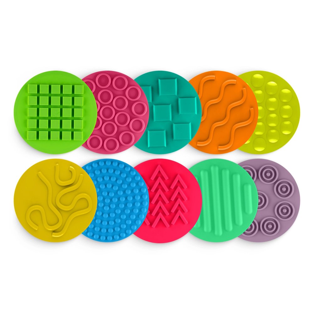 Sensorie diski bērniem 4FIZJO, 25 cm komplekts 10 gab. (2)