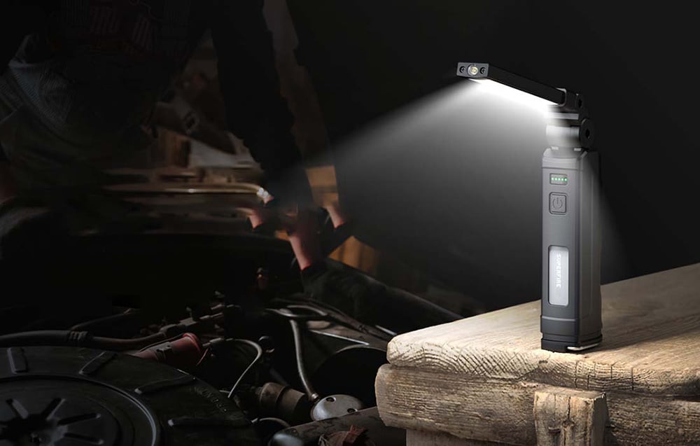 Daudzfunkcionāls darbnīcas lukturis Superfire G16-S 800lm USB-C (1)