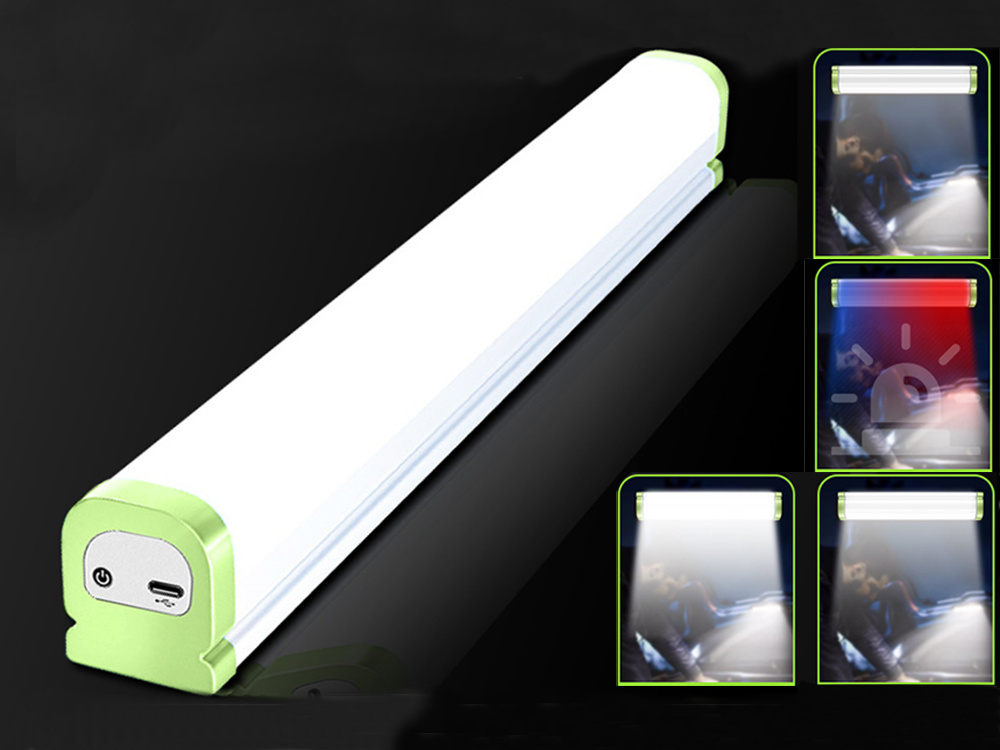Uzlādējama LED darbnīcas lampa ar magnētu, āķi un powerbank funkciju (2)