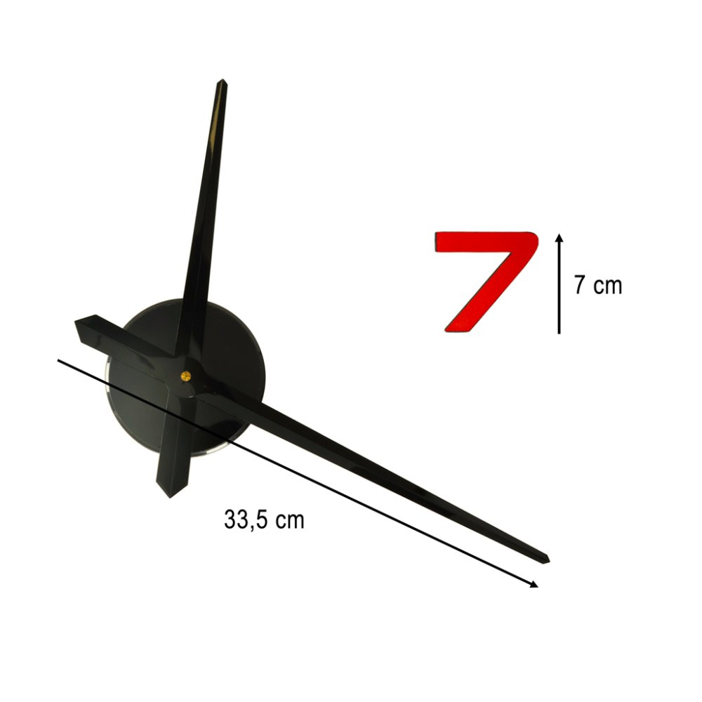 Uzlīmējams sienas pulkstenis DIY 80-90 cm, daudzkrāsains (0)