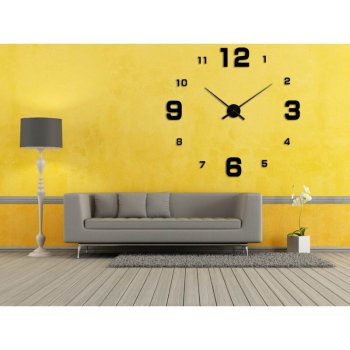 Sienas Pulkstenis Konstruktors 40-90 cm | Stylish Wall Clock DIY 40-90cm