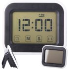 Elektroniskais pulkstenis digitālais modinātājs LCD displejs pastāvīgs | Electronic clock digital alarm display standing
