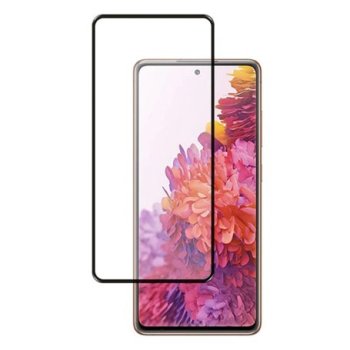 5D Aizsargstikls Samsung Galaxy S21 FE 5G (SM-G990B/DS), Melns Pilna Pārklājuma (Tempered Glass)