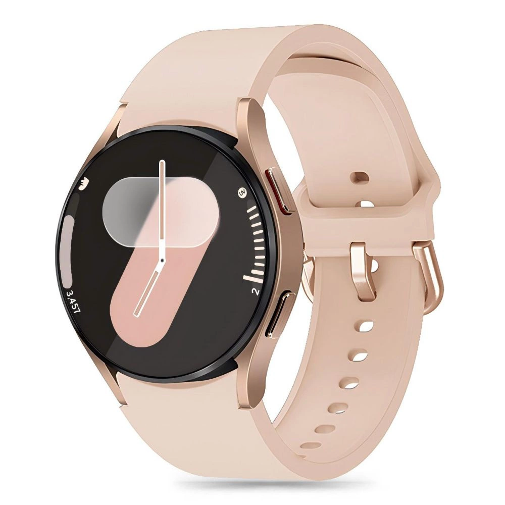 Tech-Protect Silikona Siksniņa Samsung Galaxy Watch 4 / 5 / 5 Pro / 6 / 7 / FE - Latte krāsā | Silicone Strap