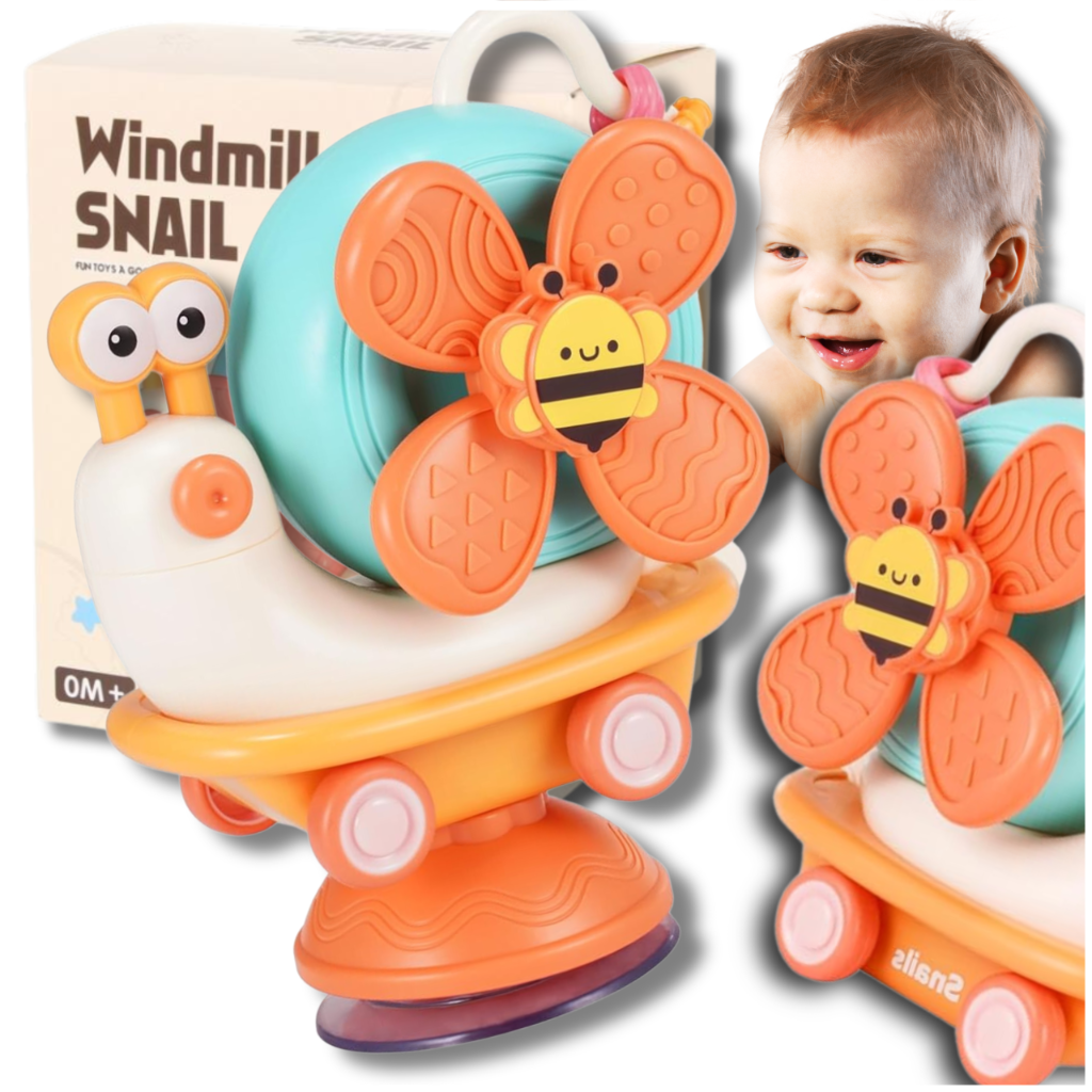 Interaktīva sensorā izglītojoša bērnu rotaļlieta "Gliemezis" | Interactive Educational Toy "Snail"