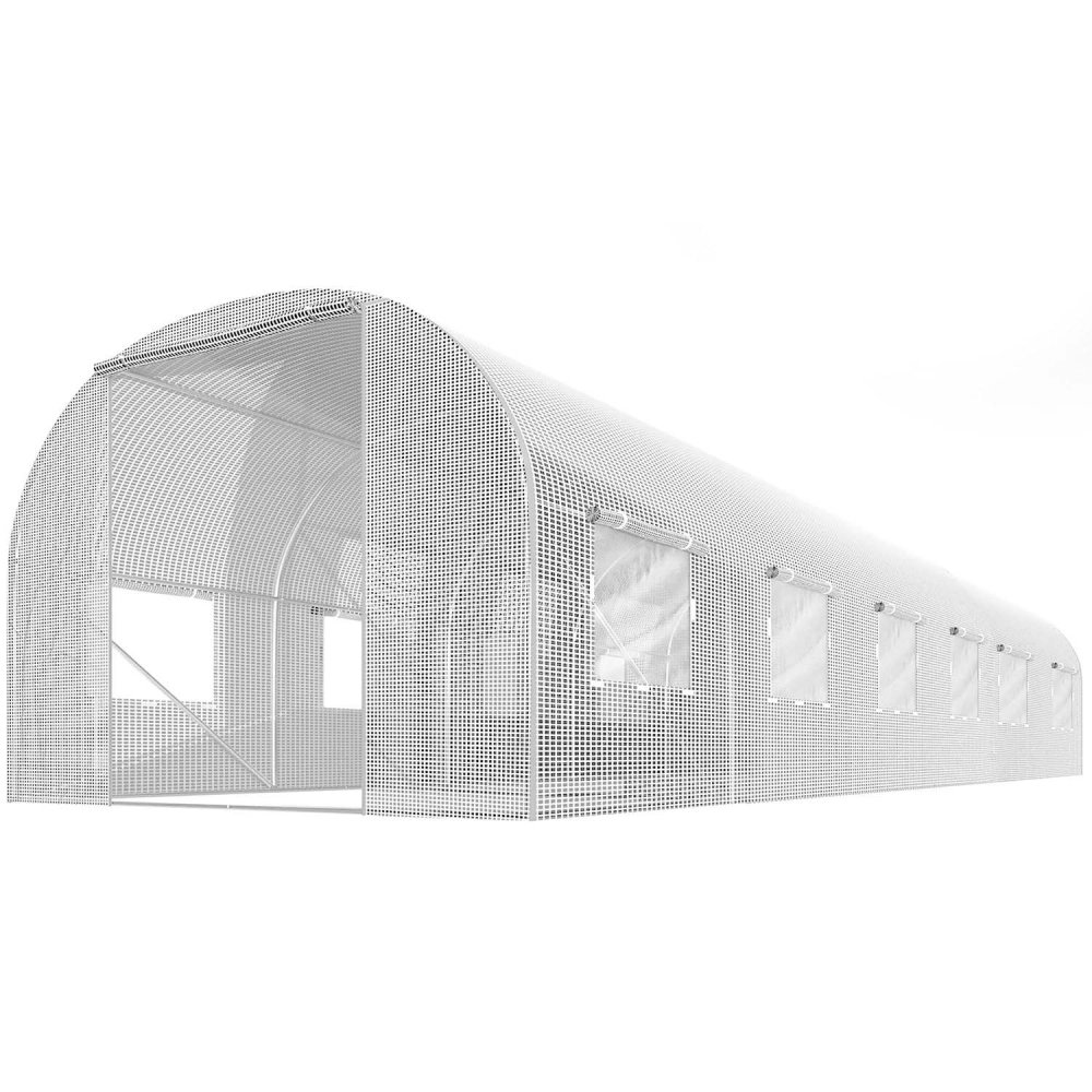 Dārza siltumnīca tunelis Plonos 3x6m (18m2), Balts (0)