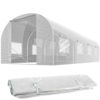 Dārza tuneļa plēve 2,5×4 m (10 m²) Plonos, balta