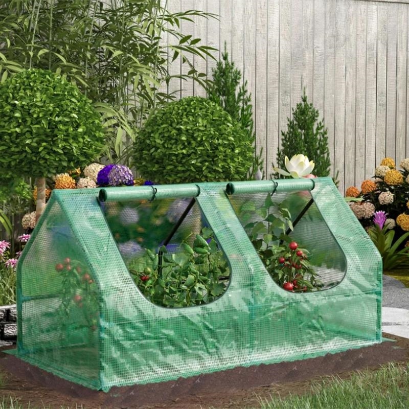 Mini plēves siltumnīca dārzam 120x62x60 cm (0)