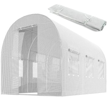 Dārza tuneļa plēve 2 x 3,5 m (7 m²) Plonos, balta