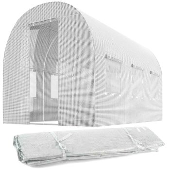 Siltumnīcas tuneļa plēve 2×3 m (6 m²), balta Plonos