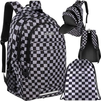 30L Skolas Mugursoma Kruzzel 24531, Rūtaina | School Backpack