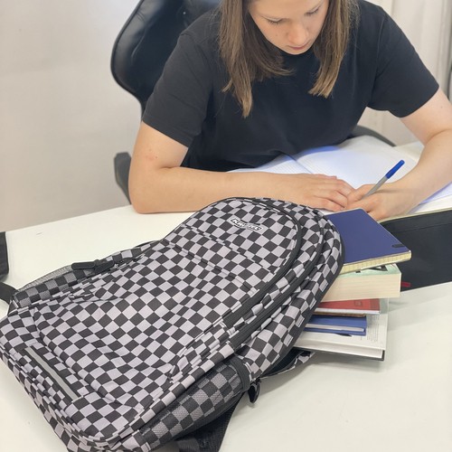 30L Skolas Mugursoma Kruzzel 24531, Rūtaina | School Backpack (8)