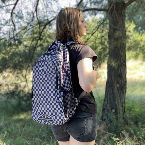 30L Skolas Mugursoma Kruzzel 24531, Rūtaina | School Backpack (11)
