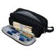 Penālis ar trīm nodalījumiem Maaleo 24511, Melns | Triple Foldable Pencil Case