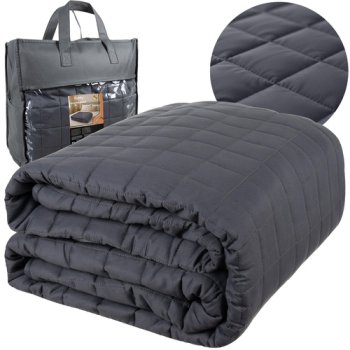 Sensorā smagā sega Ruhhy 24427, 200x220 cm, 10 kg, pelēka