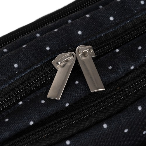 Penālis ar trīm nodalījumiem Maaleo 24511, Melns | Triple Foldable Pencil Case (9)