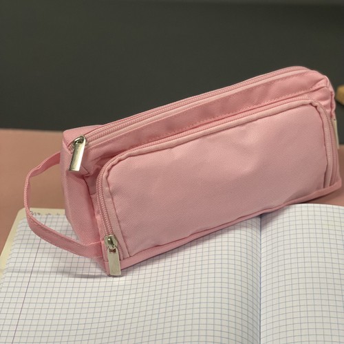Dubultais atlokāms penālis Maaleo 24519, Rozā | Double Extendable Pencil Case (4)
