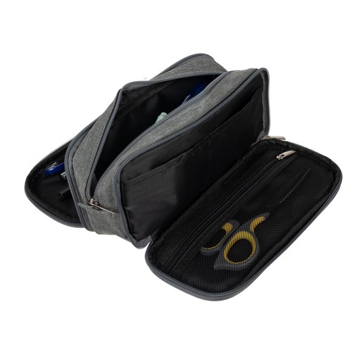 Trīskāršs atlokāms penālis Maaleo 24512, Pelēks | Triple Extendable Pencil Case (7)