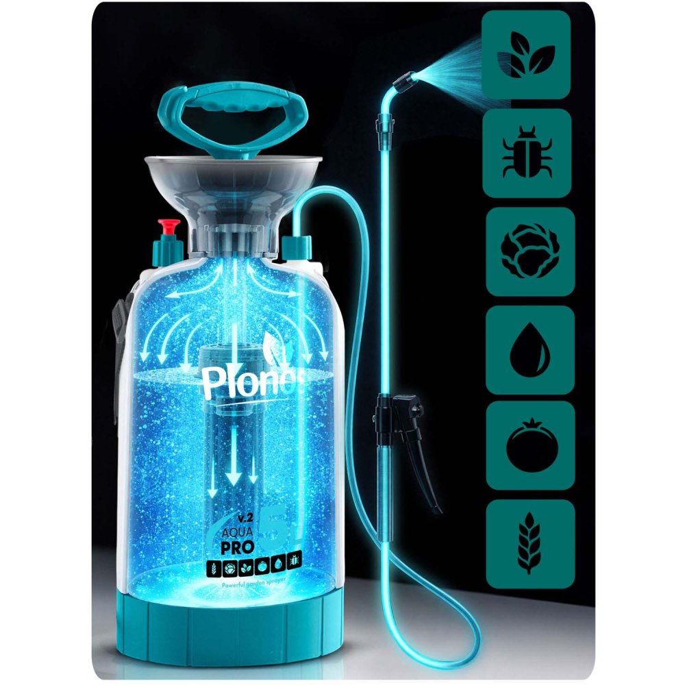 Spiediena smidzinātājs 5l Plonos PL-605 dārza darbiem (2)