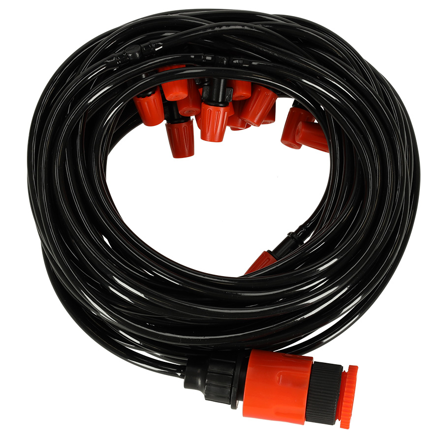 Dārza miglas sistēma dzesēšanai un laistīšanai 20m (2)