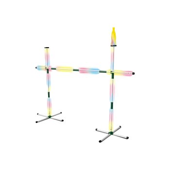 Veiklības spēle 2in1 ar LED diskiem mērķī mešanai