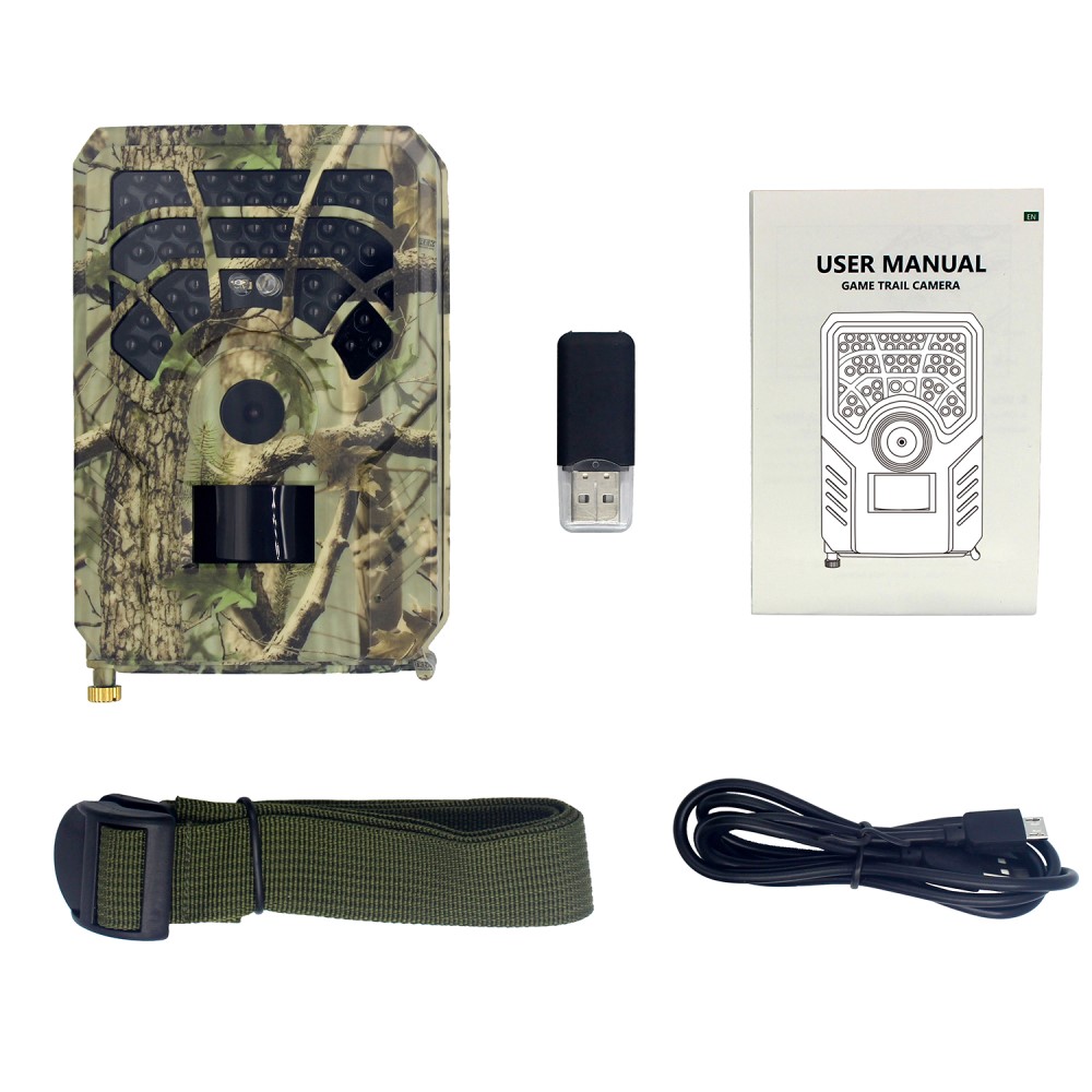 PR300A Āra Medību IR Nakts Redzamības Ūdensizturīga Skautu Kamera, Kamuflāža | Outdoor Hunting Trail IR Night... (0)