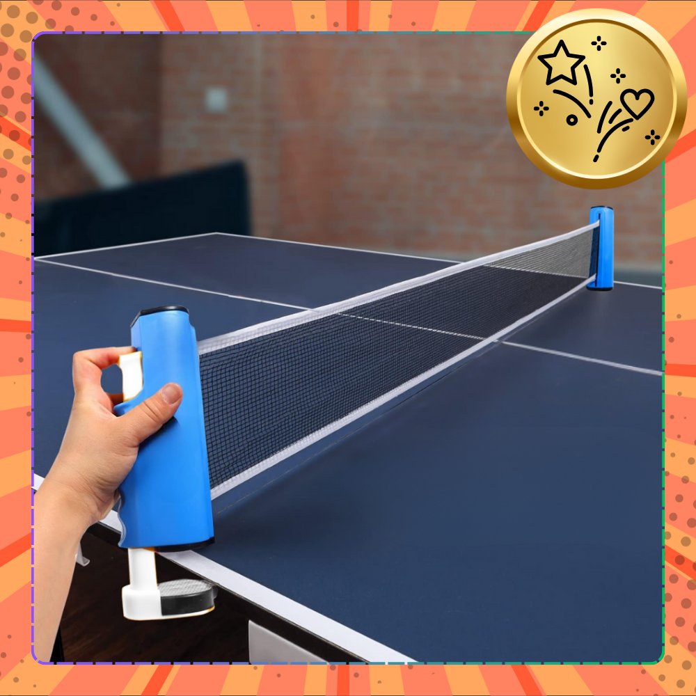 Galda tenisa komplekts ar raketēm, paplašināmu tīklu un bumbiņām | Table Tennis Ping Pong Set with Rackets (2)