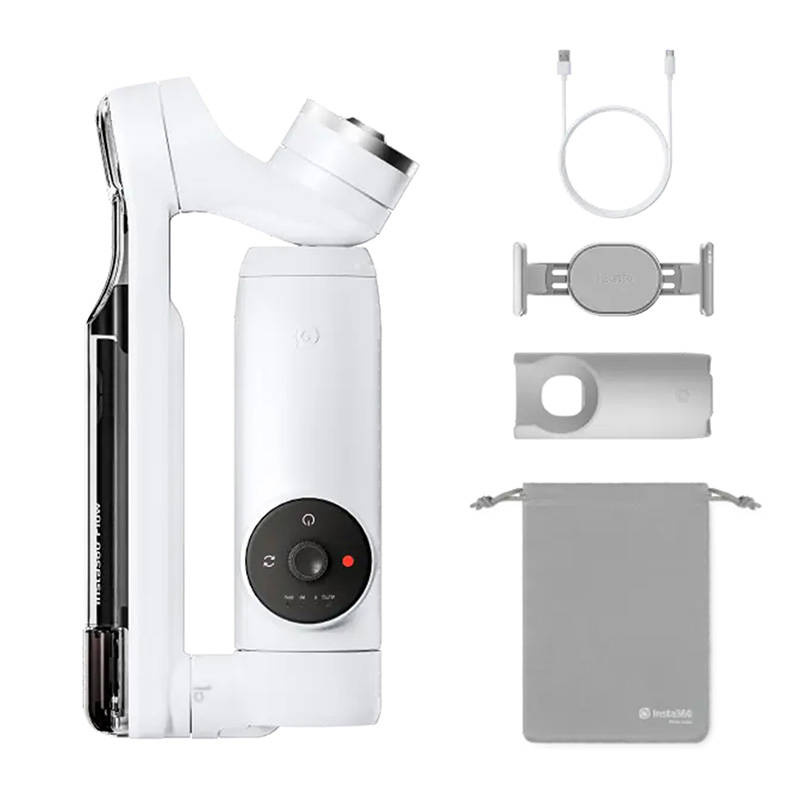 Viedtālruņa stabilizators Insta360 Flow Creator Kit White ar AI izsekošanu (0)