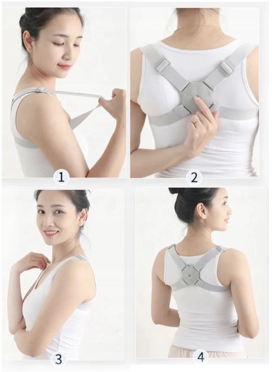Viedais Pozas Stājas Korektors Atbalsts ar Intelektuālo Sensoru, Universāls izmērs | Smart Posture Corrector Support (0)
