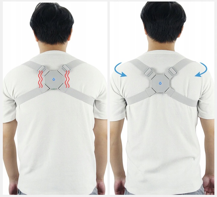 Viedais Pozas Stājas Korektors Atbalsts ar Intelektuālo Sensoru, Universāls izmērs | Smart Posture Corrector Support (3)