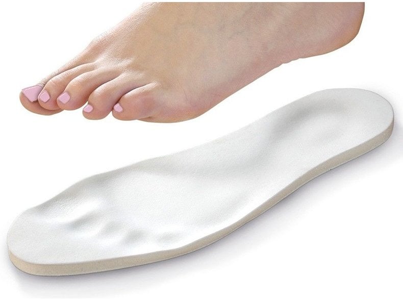 Ortopēdiskās Anatomiskās Zoles ar Atmiņas Efektu, Universālas | Memory Foam Fusion Feet Foot Insoles, Universal (5)