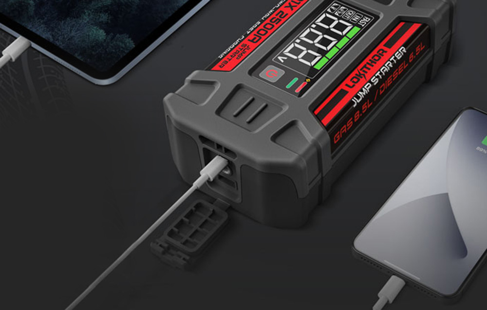 Powerbank / Jump starter Lokithor J401X - 2500A 12V 74Wh | (2)