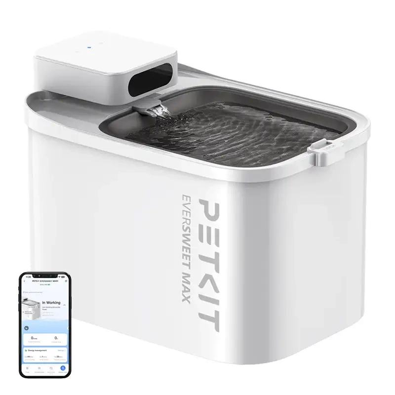 Viedā dzīvnieku dzirdītava PetKit Eversweet Max 3L ar akumulatoru