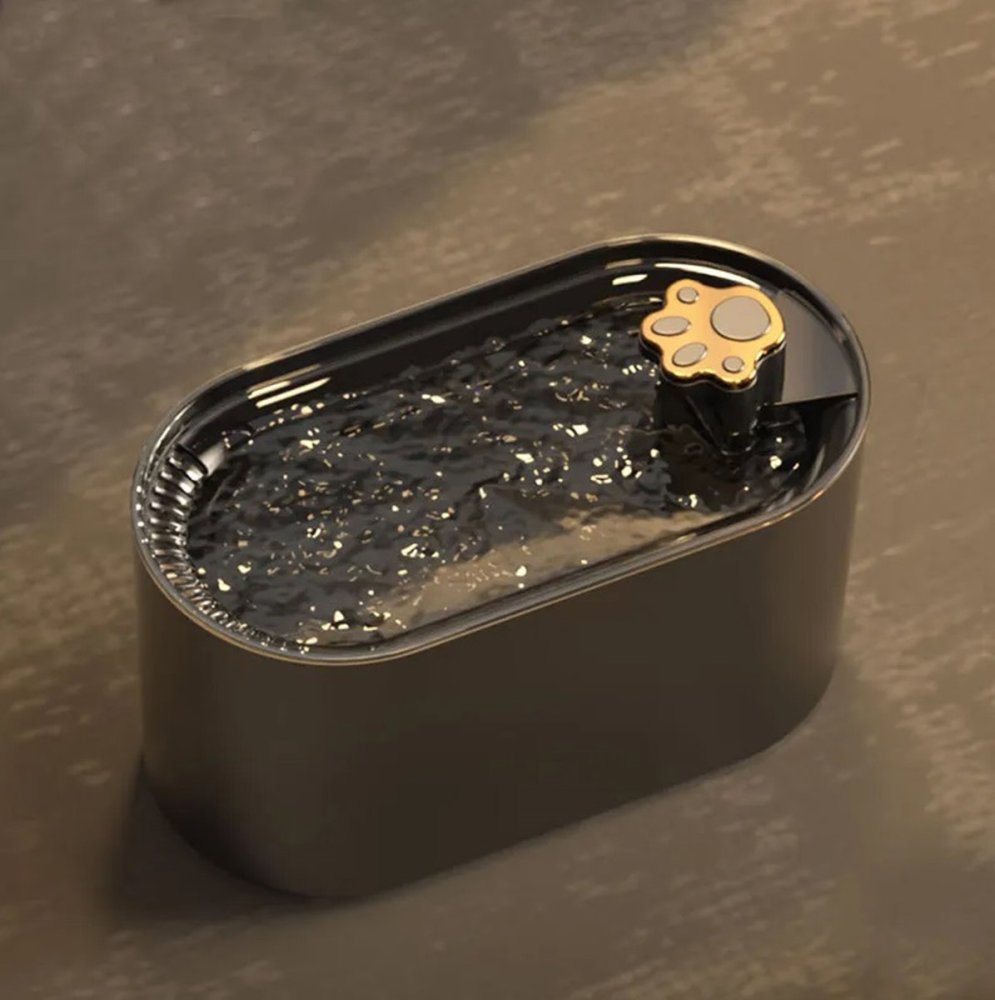 Automātiskais Suņu un Kaķu Dzeramtrauks Strūklaka Bļoda Vieta Ūdenim 3L, Pelēks | Dog and Cat Water Fountain... (3)