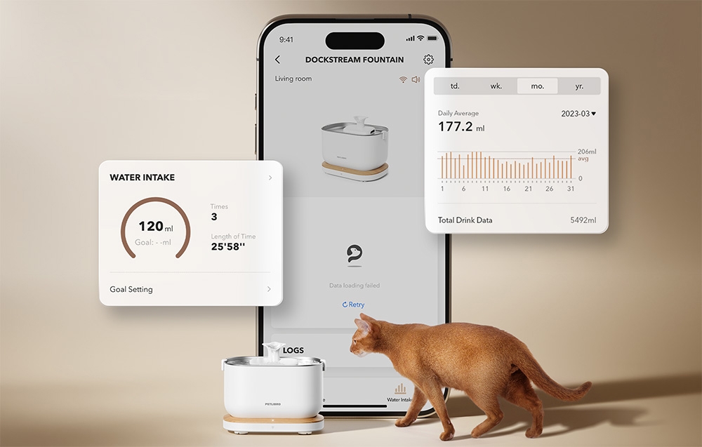 Petlibro Dockstream viedā kaķu dzirdinātava ar lietotni 2.5L (3)