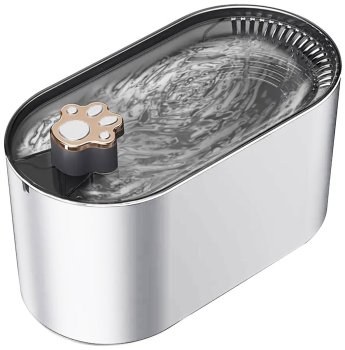 Automātiskais Suņu un Kaķu Dzeramtrauks Strūklaka Bļoda Vieta Ūdenim 3L, Balts | Dog and Cat Water Fountain...