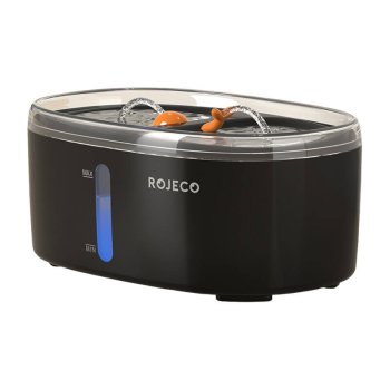 Rojeco Wireless Suņu un Kaķu Dzeramtrauks Bļoda Strūklaka Vieta Ūdenim 2.5L, Melns | Dog and Cat Water Fountain...