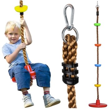 Kruzzel 25367 Virvju kāpšanas šūpoles | Rope Climbing Swing