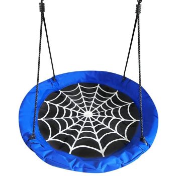 Apaļās dārza šūpoles ligzda Spider 100 cm