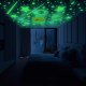 Fluorescējošas spīdošas zvaigžņu uzlīmes Planētas Kosmoss 453 gab